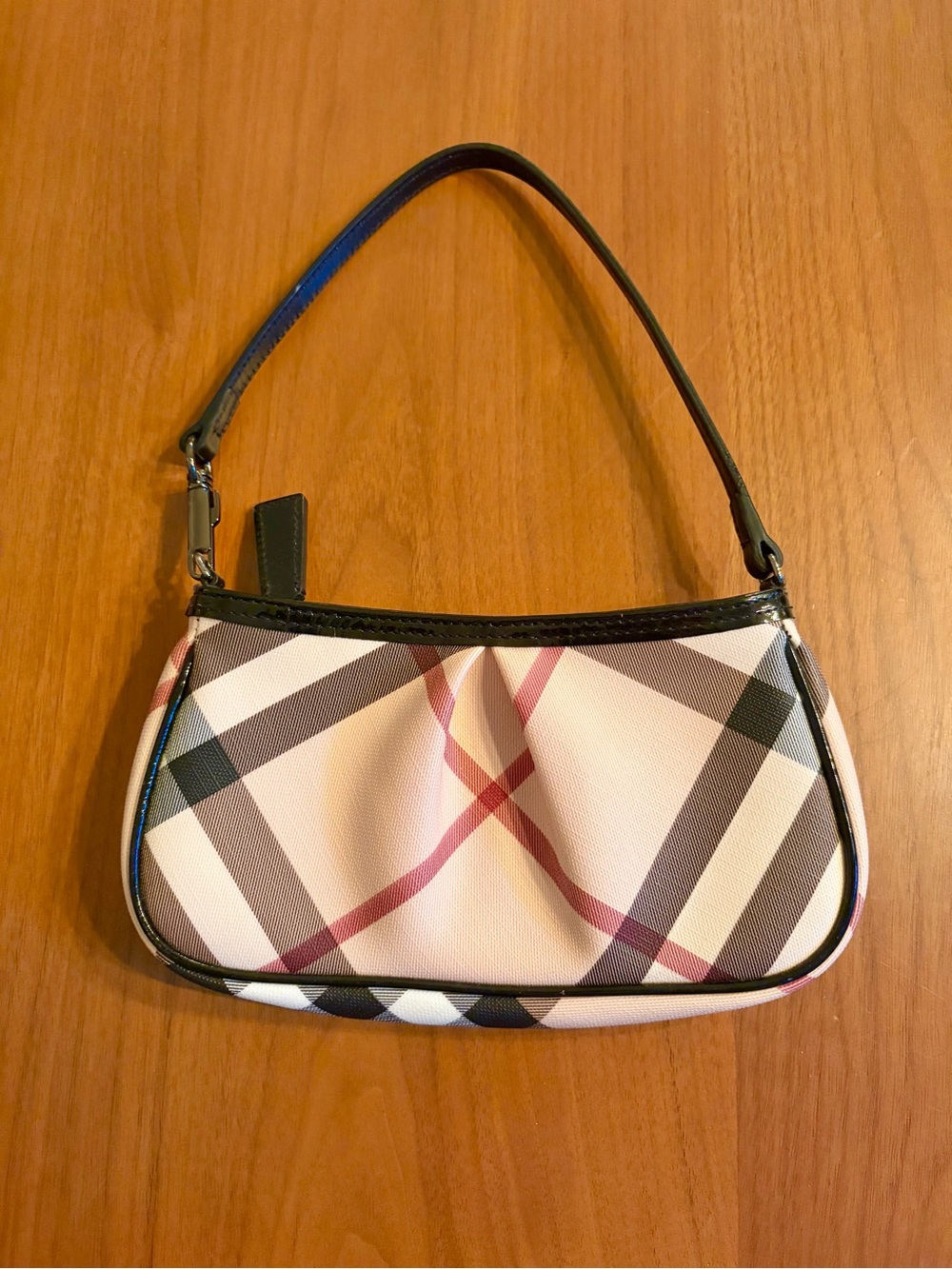 Burberry Supernova Check Small Shoulder Bag
